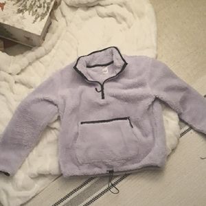 Pastel Purple Pullover - No Boundaries, Size LG